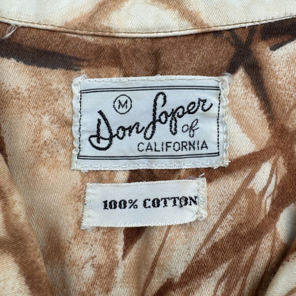 Vintage Don Loper Shirt Mens Medium Abstract Button Up 90s Retro Pattern - Picture 5 of 7